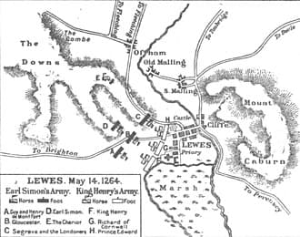 Battle of Lewes: Henry III of England is captured and forced to sign the Mise of Lewes, making Simon de Montfort the effective ruler of England.