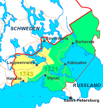 The Treaty of Åbo ended the 1741-1743 Russo-Swedish War.