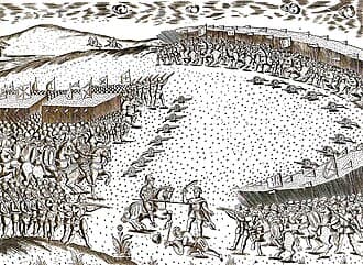 Battle of Al Kasr al Kebir: The Moroccans defeat the Portuguese. Sebastian, King of Portugal is killed in the battle, leaving his elderly uncle, Cardinal Henry, as his heir. This initiates a succession crisis in Portugal.