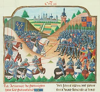 Battle of Formigny: Toward the end of the Hundred Years' War, the French attack and nearly annihilate English forces, ending English domination in Northern France.