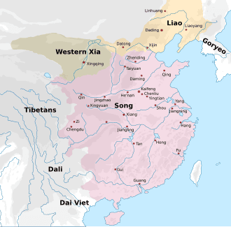 Song dynasty general Yue Fei defeats an army led by Jin dynasty general Wuzhu at the Battle of Yancheng during the Jin-Song Wars.